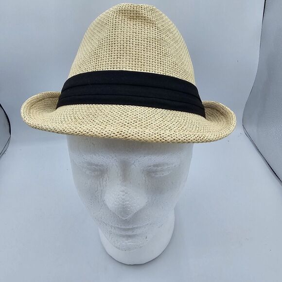 Milano Other - Men’s Milani Hat Designed in Italy 100% Straw Fedora Hat Size L/xl